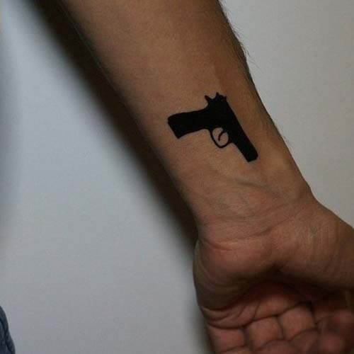 Small Gun Temporary Tattoos – neartattoos